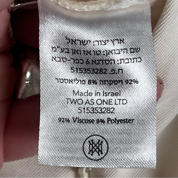 Sabina Musayev “Rosa” Jumpsuit in Off White – Cutout Bodice & Lace-Up Back XS✨ - Picture 14 of 15